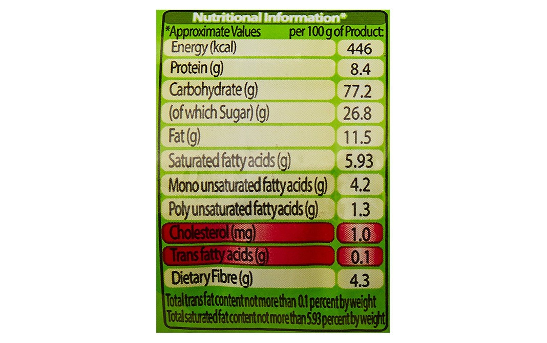 Sunfeast Marie Light Oats Biscuits   Pack  75 grams